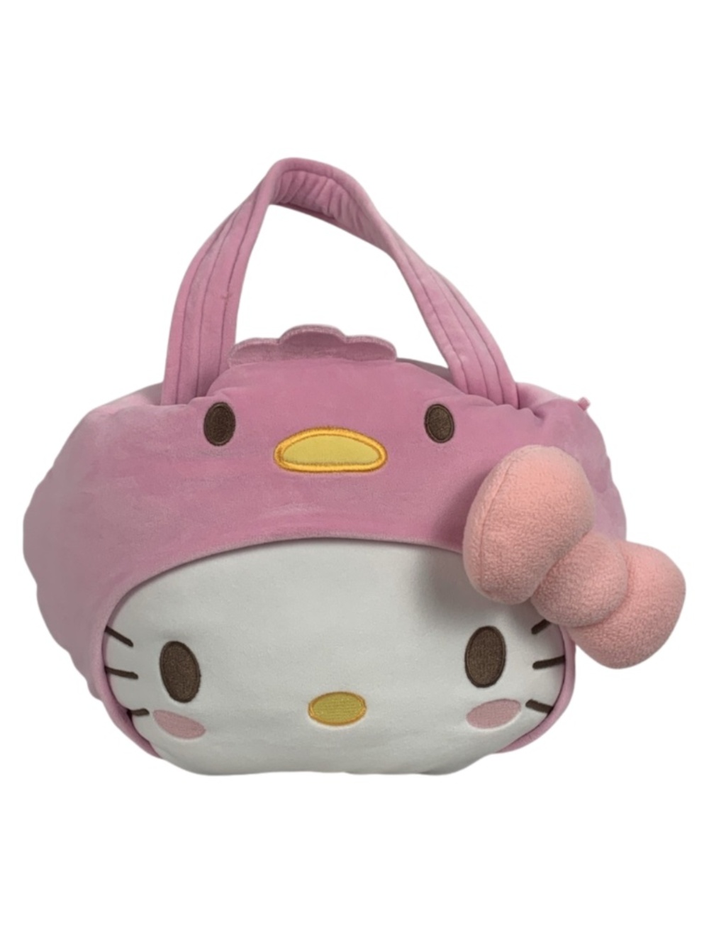 Sanrio Pink and White Hello Kitty Pail Girl's Plush Bag Cozy